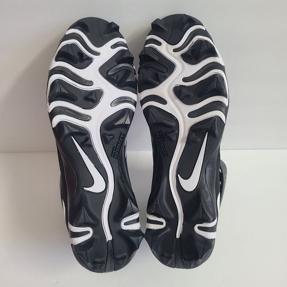 NEW Nike Force Savage 2 Shark Football Cleats AQ7722-001 Size 9 Black
